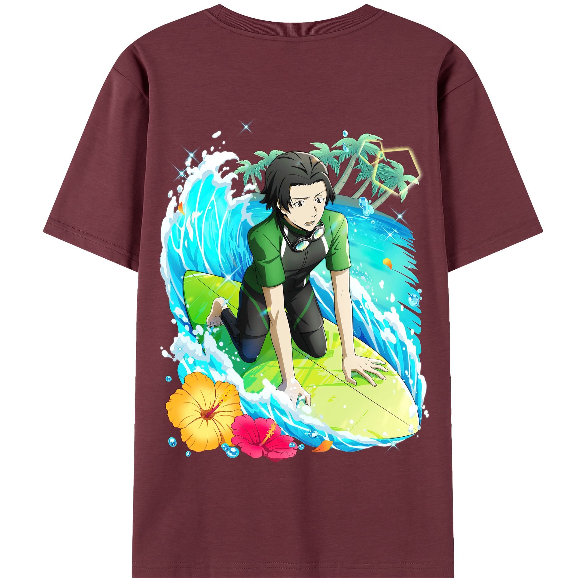 （画像用） 文豪ストレイドッグス Bungo Stray Dogs 綿100％半袖Tシャツ（背面プリント）